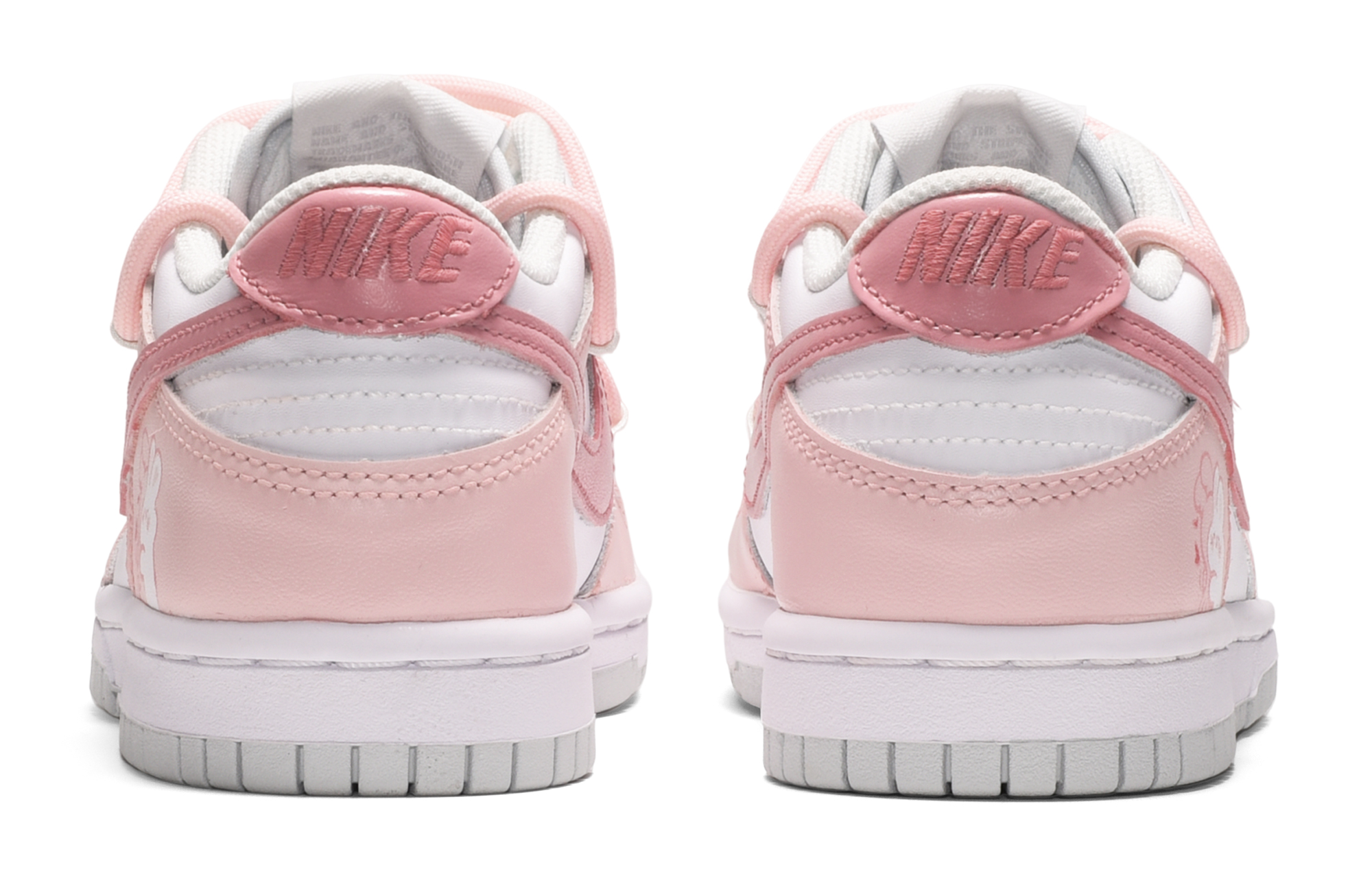 Shop 【定制球鞋】 Nike Dunk Low 多巴胺 芝芝桃桃 安慰兔舒適 百搭 低幫 板鞋 GS 粉白