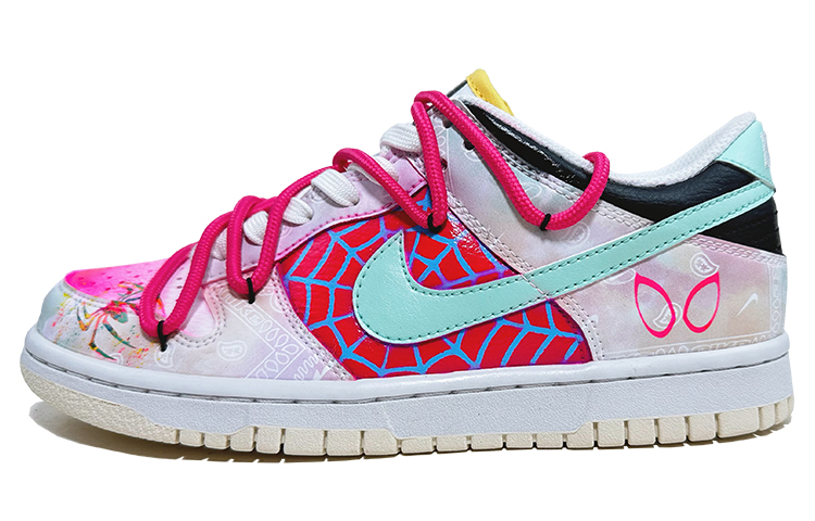 Buy [Kasut Rekaan Khas] Nike Dunk Low 'Dopamine Pink Hijau' FJ7707-131(Team21-蜘蛛宇宙2.0)