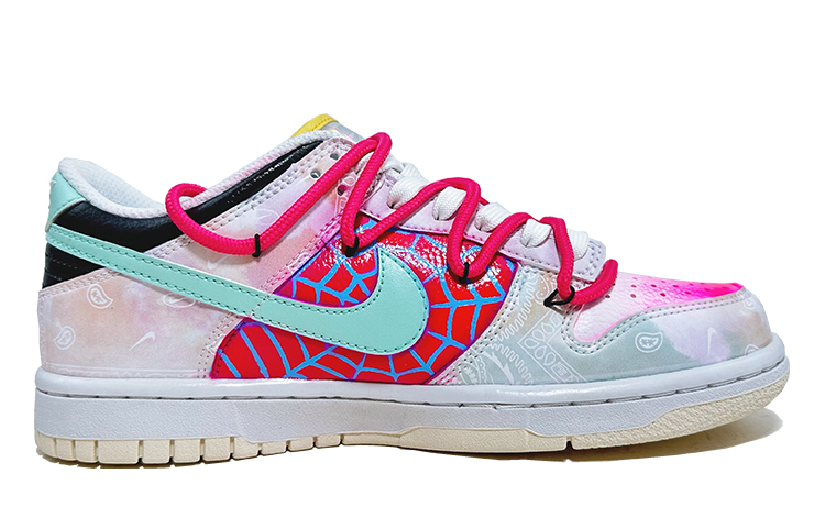 Order [Kasut Rekaan Khas] Nike Dunk Low 'Dopamine Pink Hijau' FJ7707-131(Team21-蜘蛛宇宙2.0)