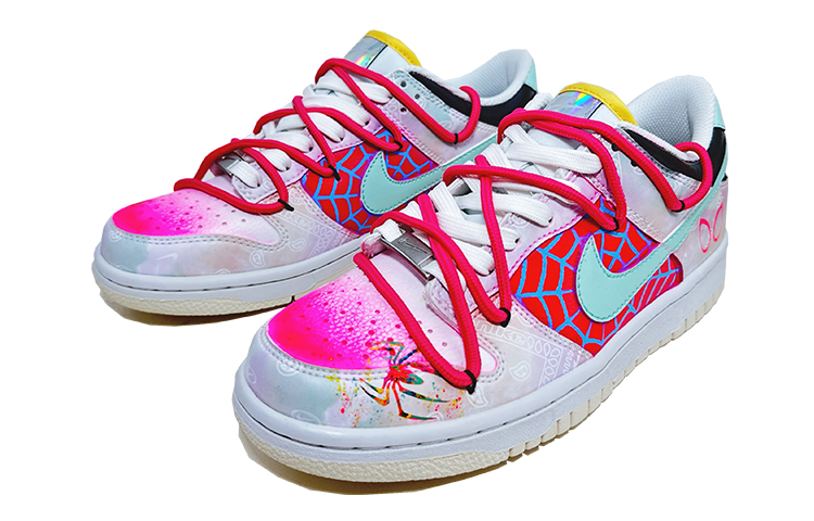 Lookbook [Kasut Rekaan Khas] Nike Dunk Low 'Dopamine Pink Hijau' FJ7707-131(Team21-蜘蛛宇宙2.0)