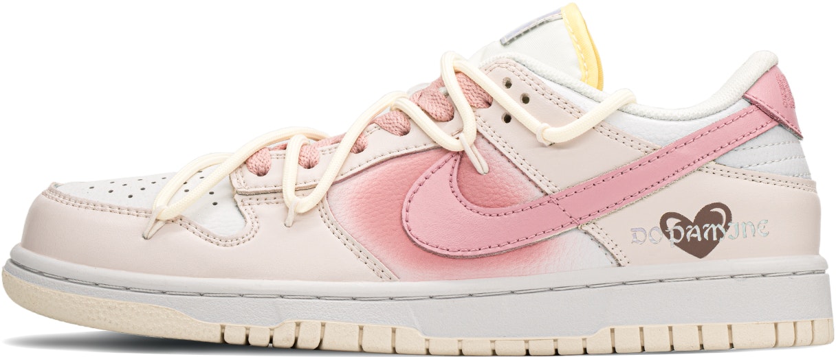 custom-shoes-nike-dunk-low-dopamine-pink-heart