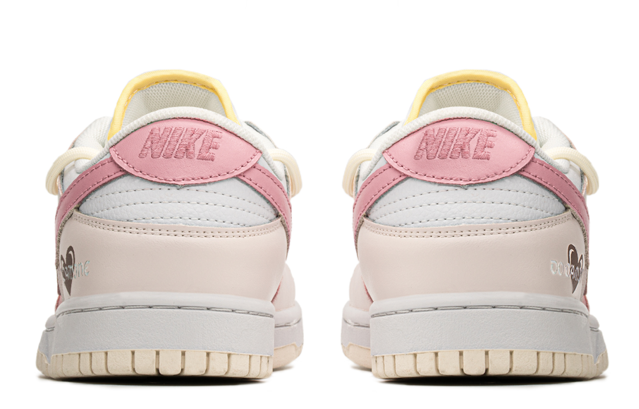Purchase [Zapatillas Personalizadas] Nike Dunk Low 'Corazón Rosa Dopamina' FJ7707-131(TeamA-多巴胺奶白)