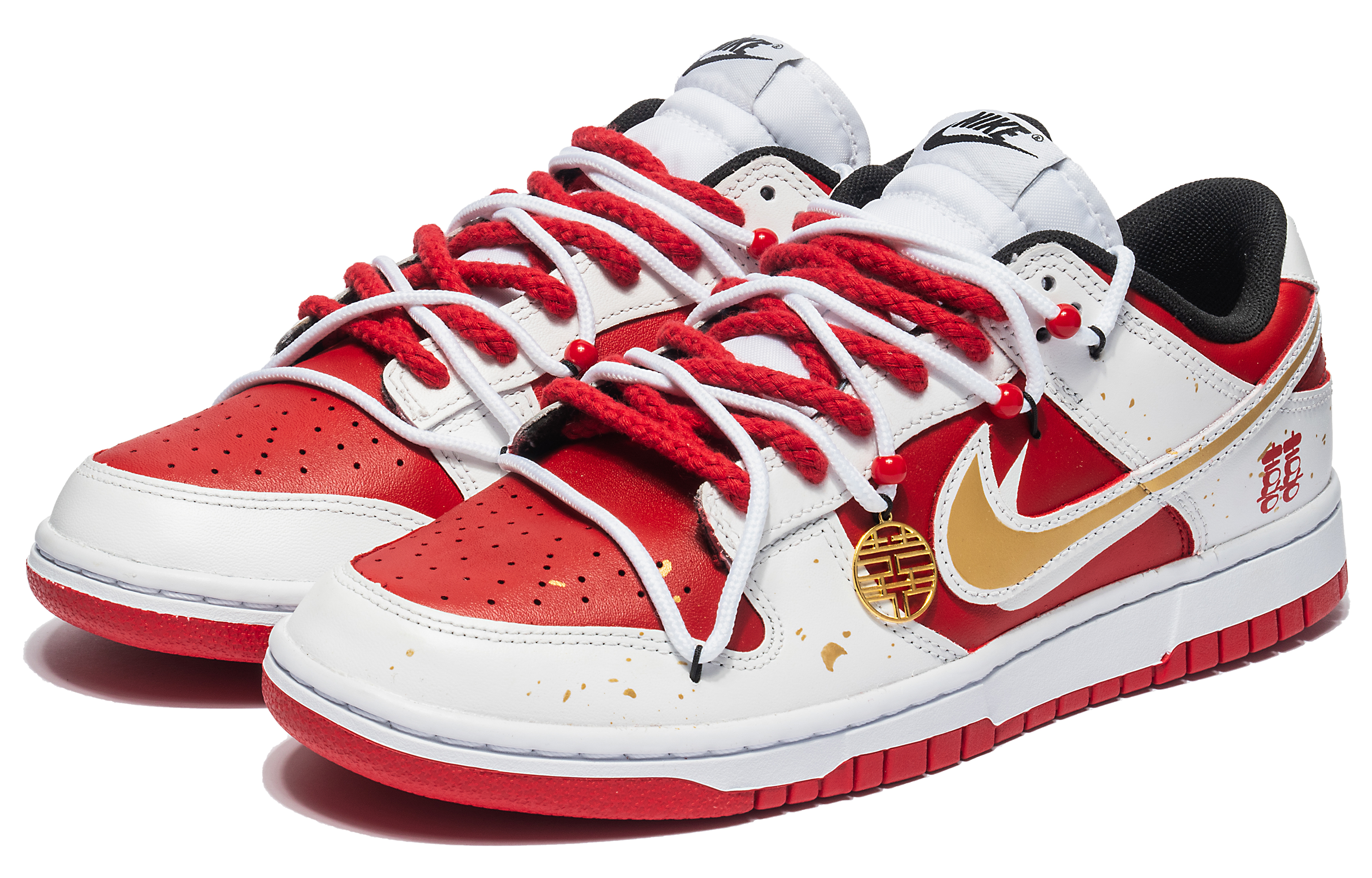 Lookbook [定制鞋] 耐克Dunk Low '双重喜悦' FD9762-061(Team22-喜结连理A-BOX)