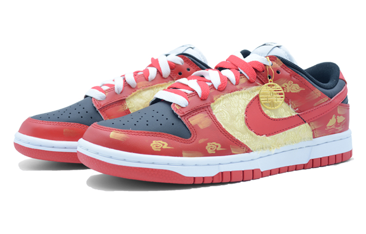 [Custom Shoes] Nike Dunk Low 'Double Happiness Embroidery' 圖 4