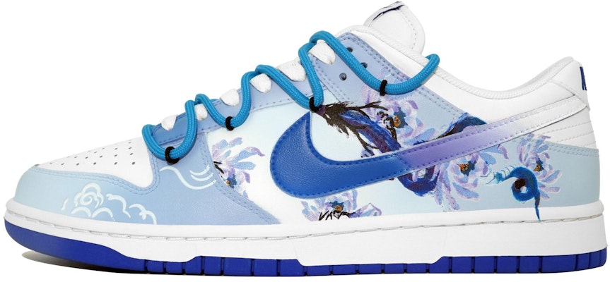 カスタム ナイキ ダンク ロー "ドラゴンブルー/ホワイト" DV0831-104(Team113-水涌龙腾) Buy カスタム ナイキ ダンク ロー "ドラゴンブルー/ホワイト" DV0831-104(Team113-水涌龙腾)