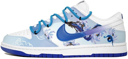 カスタム ナイキ ダンク ロー "ドラゴンブルー/ホワイト" DV0831-104(Team113-水涌龙腾) Order カスタム ナイキ ダンク ロー "ドラゴンブルー/ホワイト" DV0831-104(Team113-水涌龙腾)