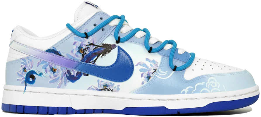 カスタム ナイキ ダンク ロー "ドラゴンブルー/ホワイト" DV0831-104(Team113-水涌龙腾) Lookbook カスタム ナイキ ダンク ロー "ドラゴンブルー/ホワイト" DV0831-104(Team113-水涌龙腾)