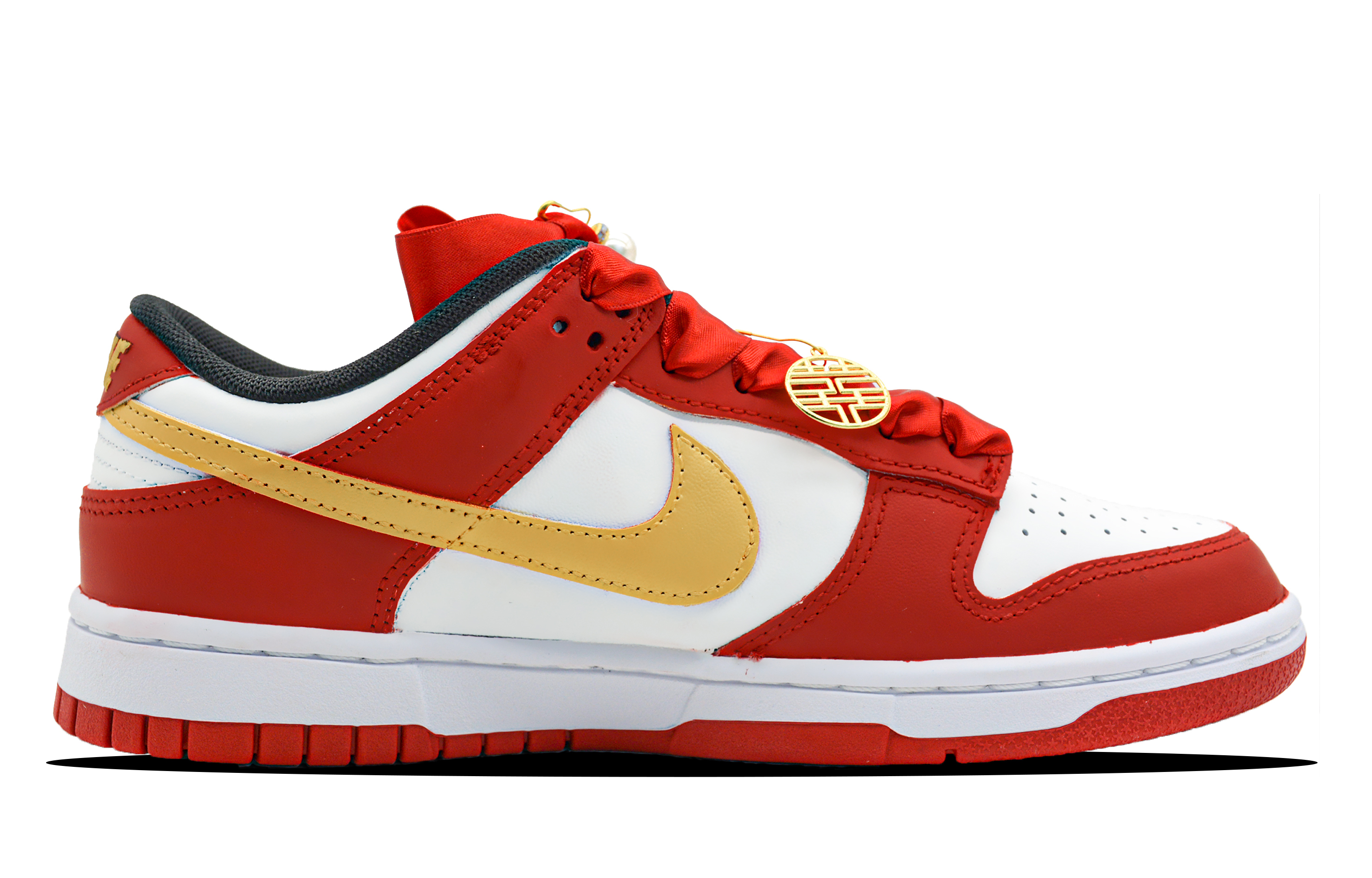 Shop [Zapatillas Personalizadas] Nike Dunk Low 'Boda Dragón y Fénix' FD9762-061(Team28-男女款白头偕老手提袋版)
