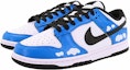 Lookbook 【定製球鞋】 Nike Dunk Low 夢幻之藍 耐磨 低幫 板鞋 男女同款 白藍