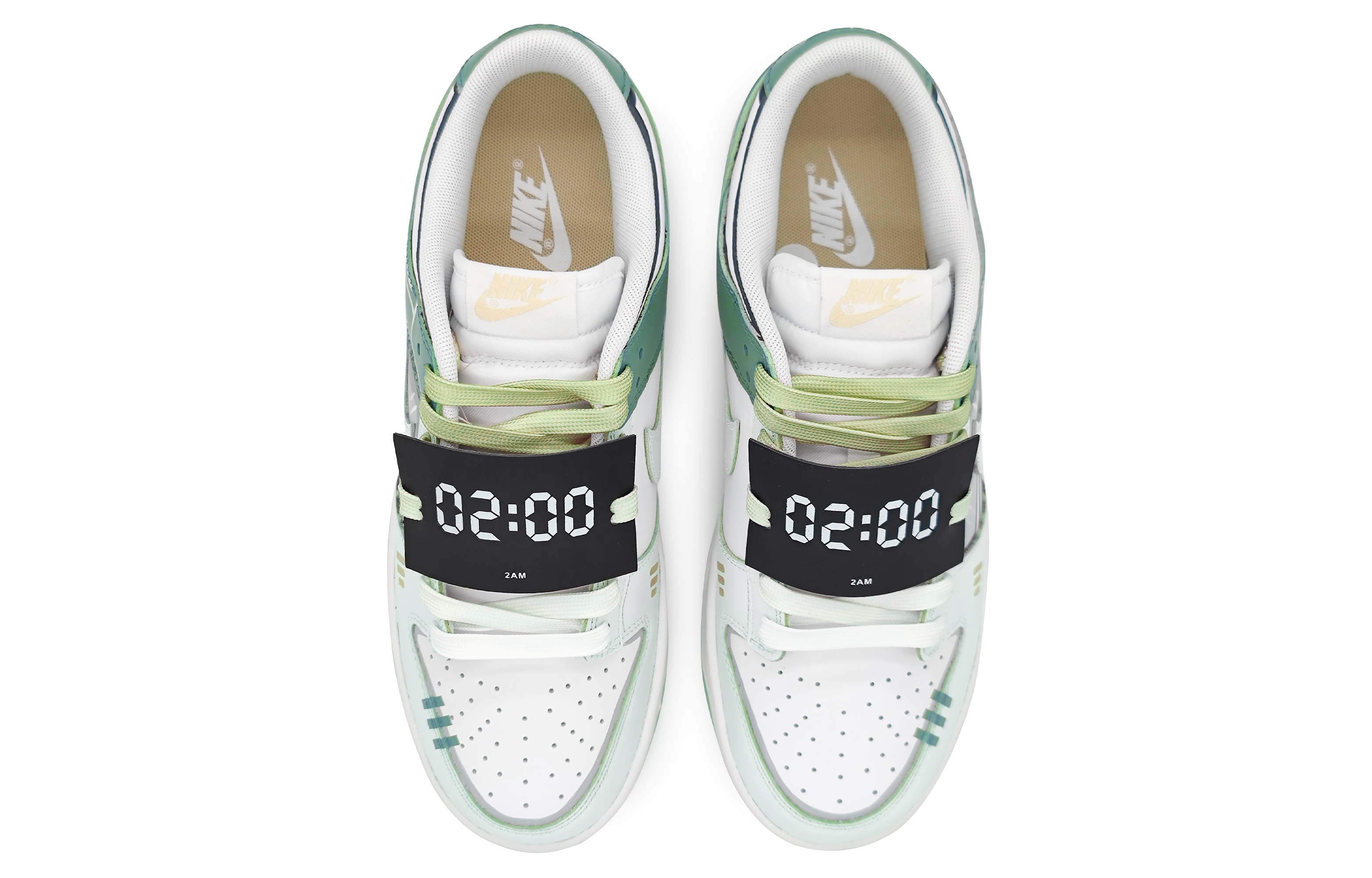 Shop 나이키 덩크 로우 "꿈꾸는 레트로 방정식" (Nike Dunk Low "꿈꾸는 레트로 방정식") DV0833-100(Team16-追梦不休蓝绿)