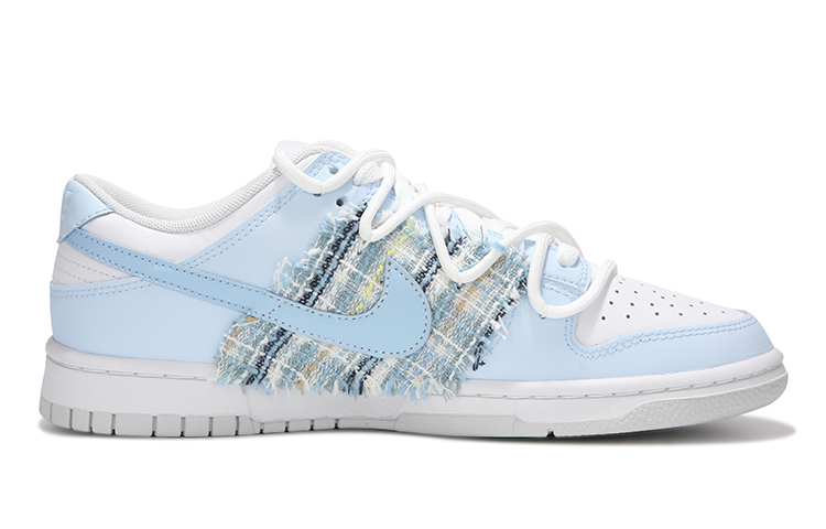 Order [Sepatu Custom] Nike Dunk Low 'Hati Biru Mimpi Cerah' DV0831-101(Team82-男款小香风淡蓝色)