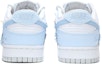 Shop 【訂製籃球鞋】Nike Dunk Low 火心夢幻淡藍 愛心小香風 解構式綁帶 復古 低筒 板鞋 男款 白藍色