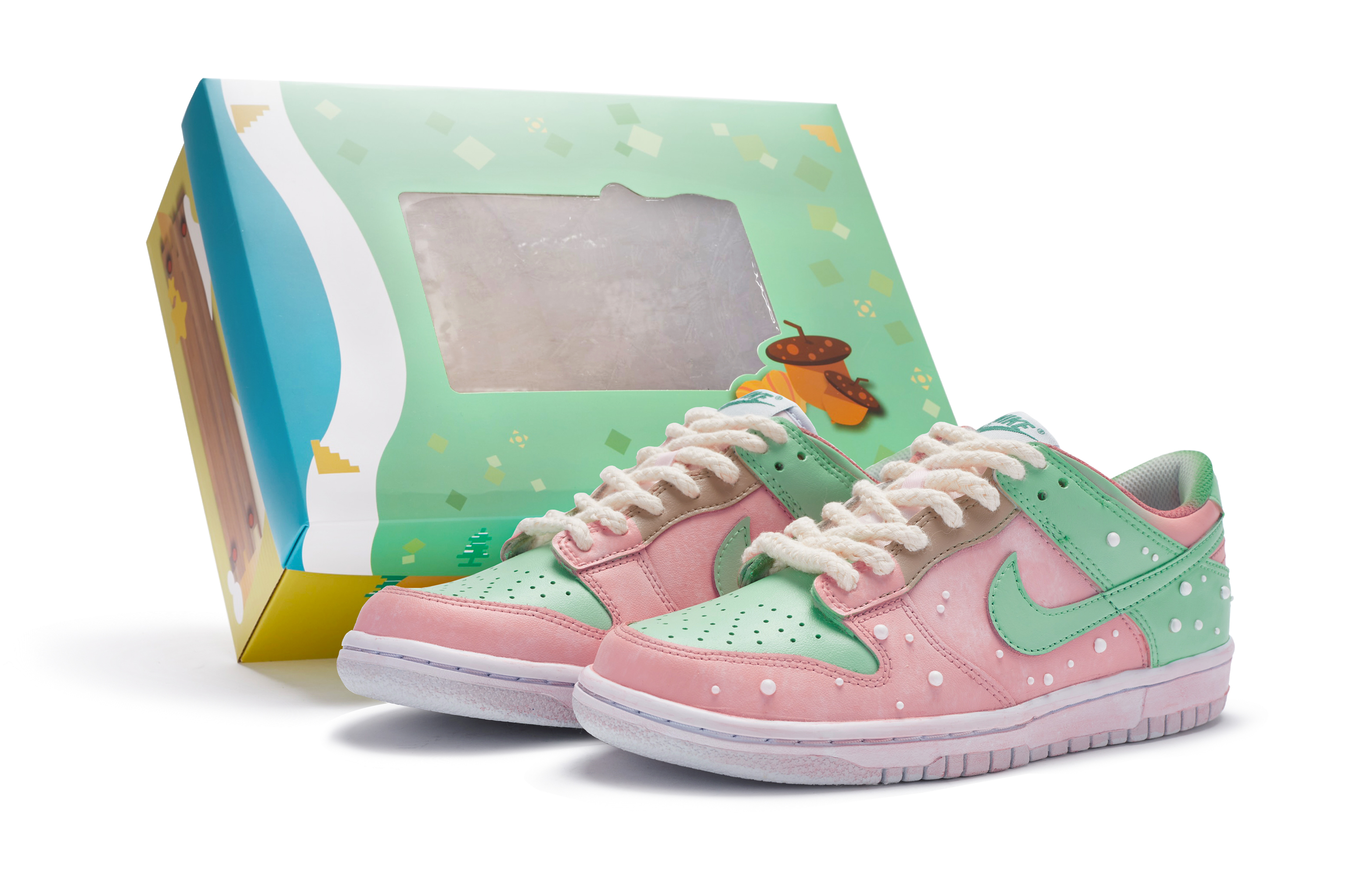 Buy [Sneakers Kustom] Nike Dunk Low 'Dreamy Pearl' FD1232-002(TeamR-女款梦幻珍珠S-BOX)