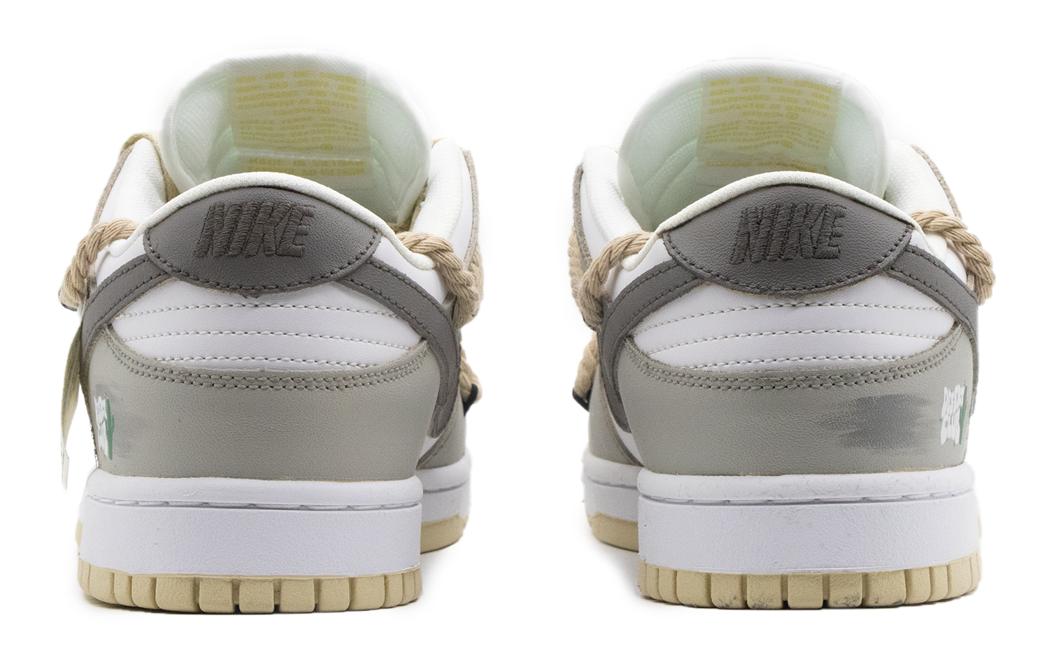 Shop 【訂製球鞋】 Nike Dunk Low 黃昏 戶外 穿搭 高街風 骯髒鞋 摩卡 解構 復古做舊 低筒 板鞋 男款 黑白棕