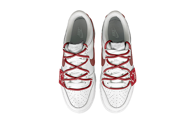 Shop 【定制鞋款】耐克Dunk Low ‘伯爵灰白红’ DV0831-101(Team47-男红茶解SBOX)