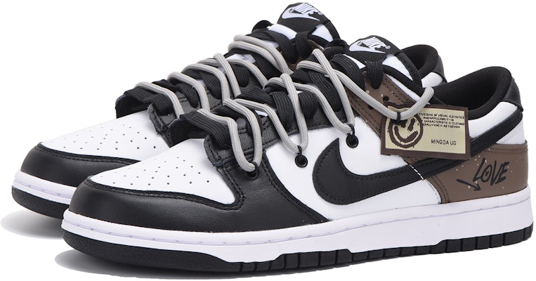 【定製球鞋】 Nike Dunk Low 解構 字母 高街 低幫 板鞋 GS 大地色 Shop 【定製球鞋】 Nike Dunk Low 解構 字母 高街 低幫 板鞋 GS 大地色