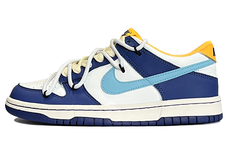 Buy [Sepatu Kustom] Nike Dunk Low 'Ekuador Biru Putih' DV1693-401(TeamK-厄瓜多尔)