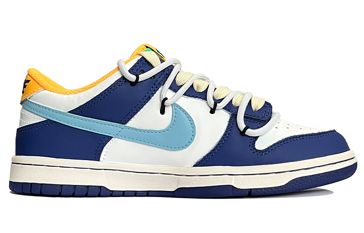 Order [Sepatu Kustom] Nike Dunk Low 'Ekuador Biru Putih' DV1693-401(TeamK-厄瓜多尔)