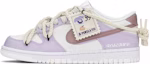 Buy 【定製球鞋】 Nike Dunk Low FZBB 刺繡玫瑰 溫柔 簡約 低筒 板鞋 GS 紫粉