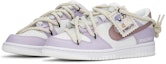 Lookbook 【定製球鞋】 Nike Dunk Low FZBB 刺繡玫瑰 溫柔 簡約 低筒 板鞋 GS 紫粉