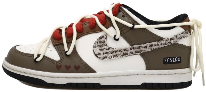 custom-shoes-nike-dunk-low-eternal-love-white-red-brown