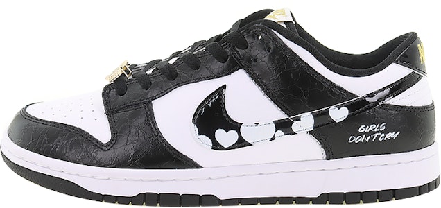 나이키 덩크 로우 '영원한 사랑 블랙 화이트' (커스텀) DR9511-100(Team10-爱心钩子) Buy 나이키 덩크 로우 '영원한 사랑 블랙 화이트' (커스텀) DR9511-100(Team10-爱心钩子)