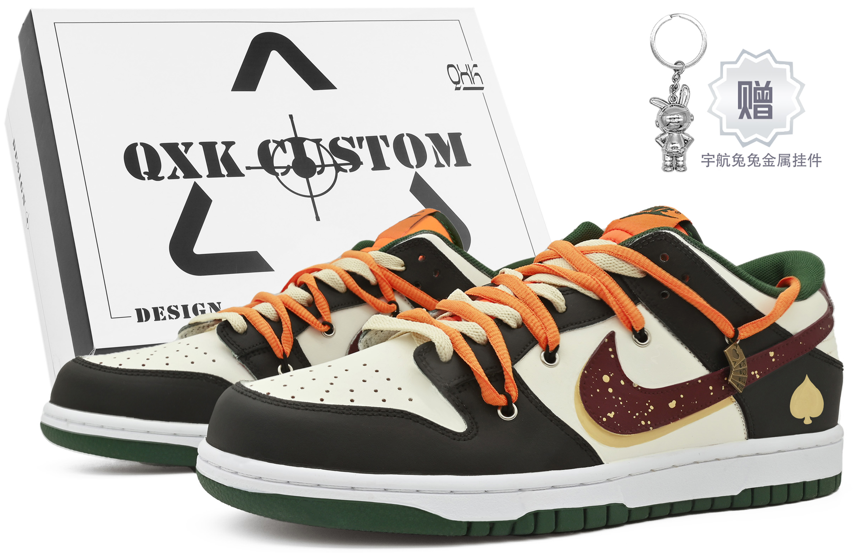 Shop [Kasur Kasut] Nike Dunk Low 'Hitam Emas Bintik' DD1391-300(Team63-极致黑金SBOX）