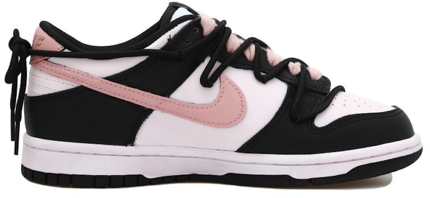 【客製球鞋】 Nike Dunk Low OKHR 做舊 粉墨 暈染 解構鞋帶 禮盒 低筒 板鞋 GS 黑粉 Order 【客製球鞋】 Nike Dunk Low OKHR 做舊 粉墨 暈染 解構鞋帶 禮盒 低筒 板鞋 GS 黑粉