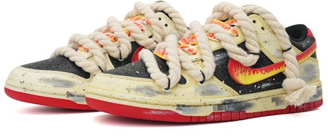 ナイキ ダンク ロー 'フェイデッド フレーム スウッシュ アーモンド' カスタムシューズ FD9762-061(Team35-活力火焰) Lookbook ナイキ ダンク ロー 'フェイデッド フレーム スウッシュ アーモンド' カスタムシューズ FD9762-061(Team35-活力火焰)