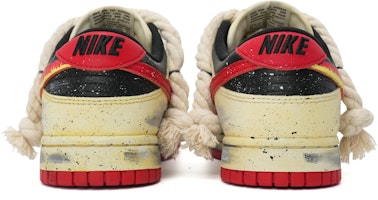 ナイキ ダンク ロー 'フェイデッド フレーム スウッシュ アーモンド' カスタムシューズ FD9762-061(Team35-活力火焰) Shop ナイキ ダンク ロー 'フェイデッド フレーム スウッシュ アーモンド' カスタムシューズ FD9762-061(Team35-活力火焰)