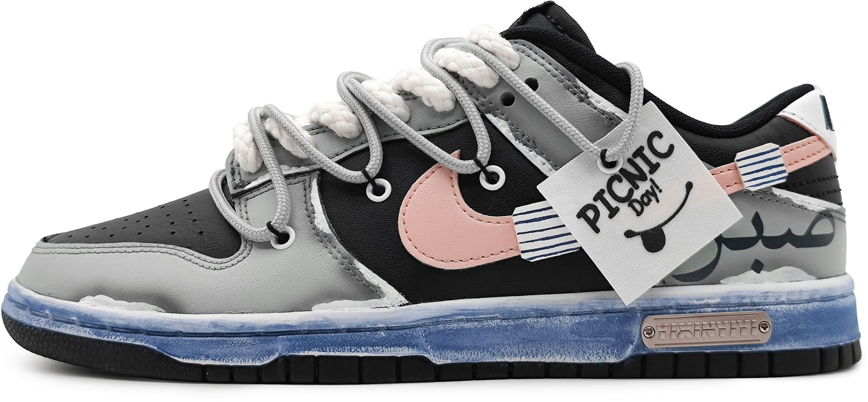 custom-shoes-nike-dunk-low-faded-pink-black-grey