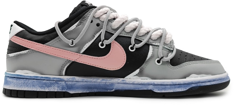 나이키 덩크 로우 '핑크블랙그레이' (커스텀) FD1232-001(Team16-女款摩根褪色粉) Order 나이키 덩크 로우 '핑크블랙그레이' (커스텀) FD1232-001(Team16-女款摩根褪色粉)