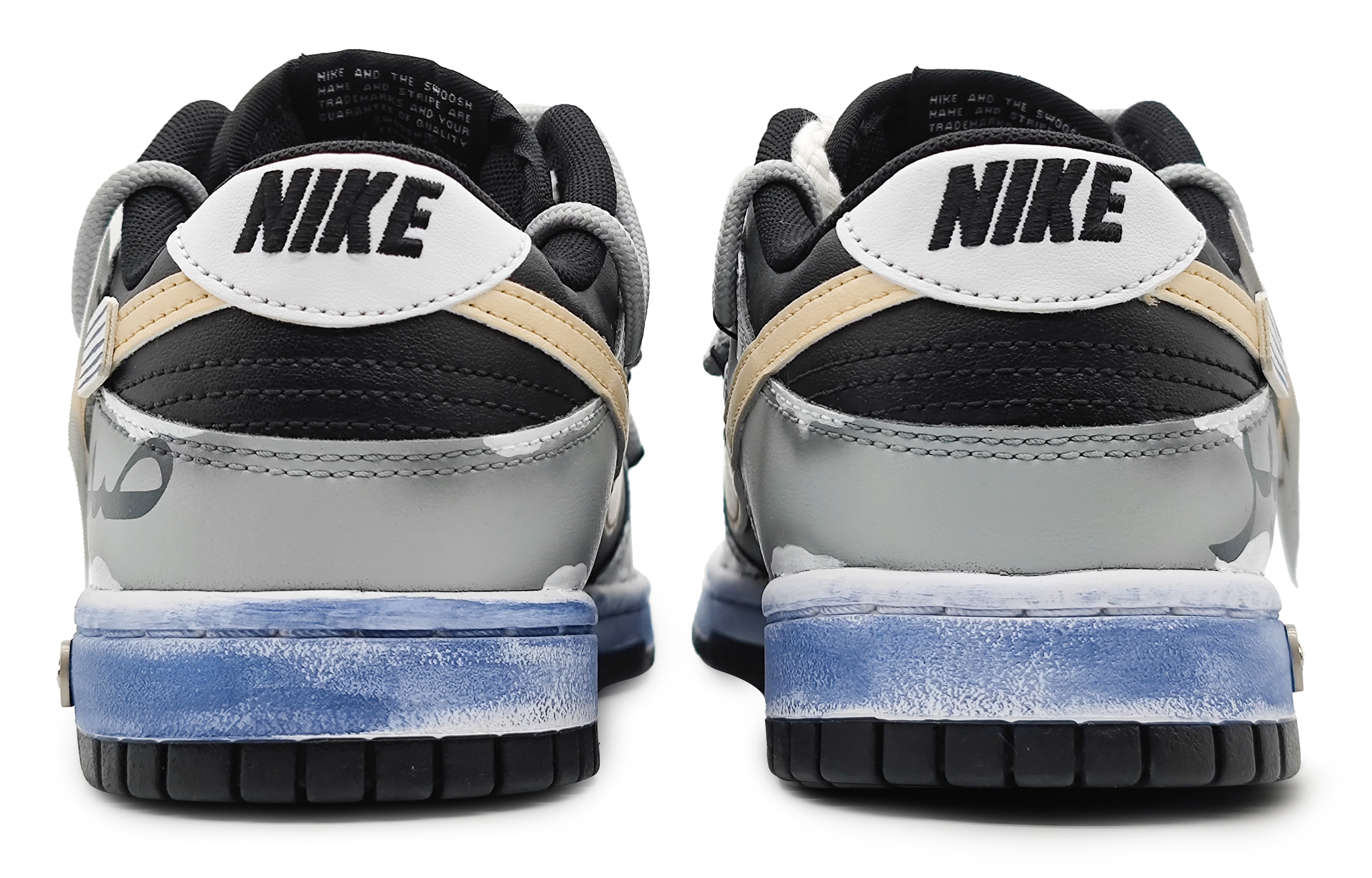 Purchase [カスタムシューズ] ナイキ ダンク ロー 'フェードイエロー-ブラック-グレー' DV0831-002(Team16-男款摩根褪色黄)