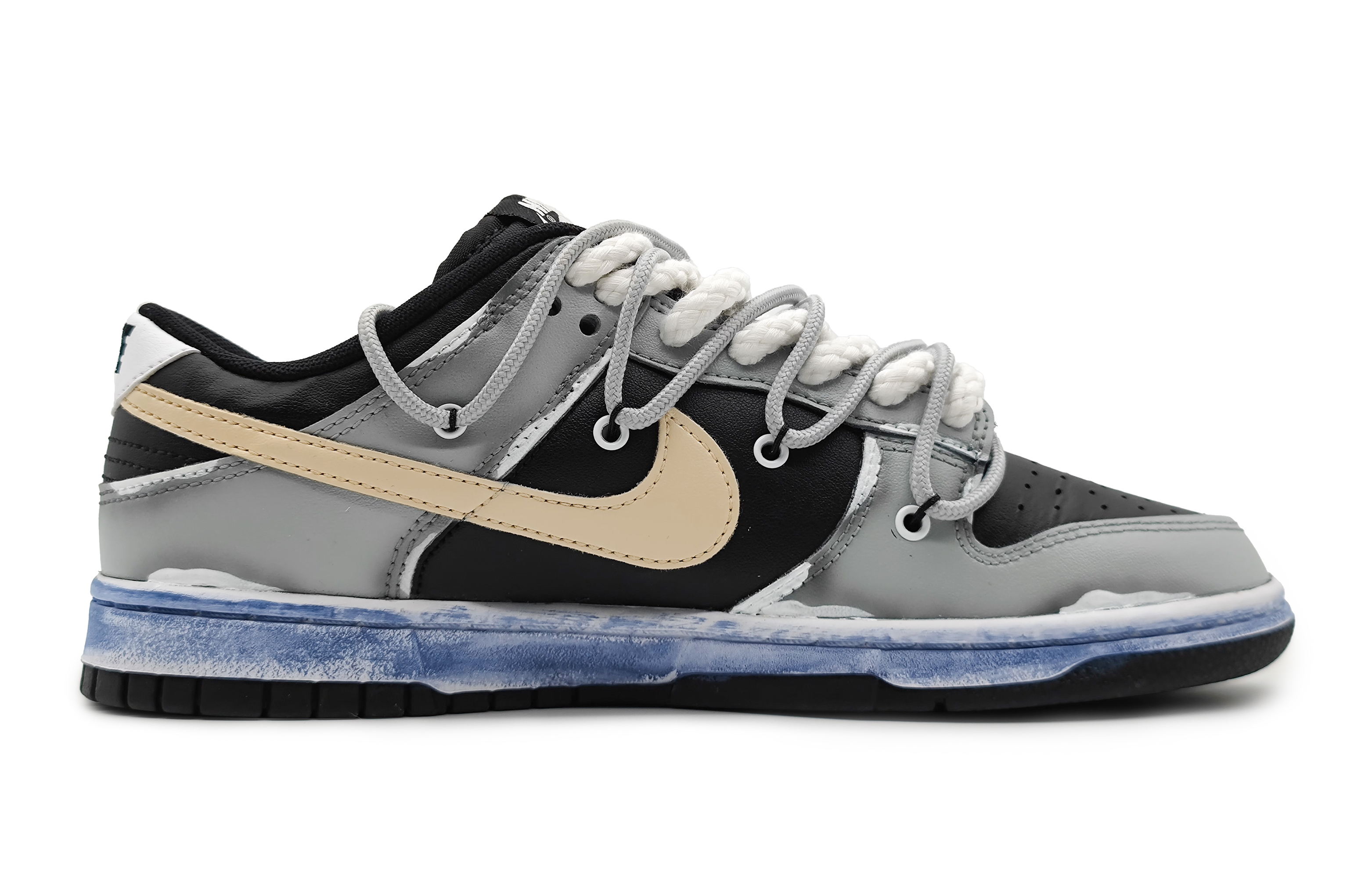 Order [Sneakers Custom] Nike Dunk Low 'Kuning Pudar-Abu' FD1232-001(Team16-女款摩根褪色黄)