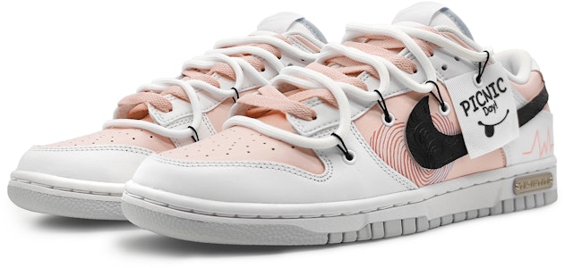 【カスタムシューズ】ナイキ ダンク ロー『フィンガープリント ハート ピンク-グレー』 DH9765-102(Team16-女款指纹爱心粉) Lookbook 【カスタムシューズ】ナイキ ダンク ロー『フィンガープリント ハート ピンク-グレー』 DH9765-102(Team16-女款指纹爱心粉)