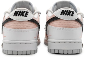 【客製球鞋】Nike Dunk Low 指紋愛心 心動旋律 雕花皮勾 解構紋理 標籤可拆卸 低筒 板鞋 GS 粉灰 Purchase 【客製球鞋】Nike Dunk Low 指紋愛心 心動旋律 雕花皮勾 解構紋理 標籤可拆卸 低筒 板鞋 GS 粉灰