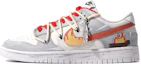 Buy 【定制球鞋】Nike Dunk Low 特殊鞋盒 灼火為心 火焰 羽毛 簡約 低幫 板鞋 男款 紅灰白