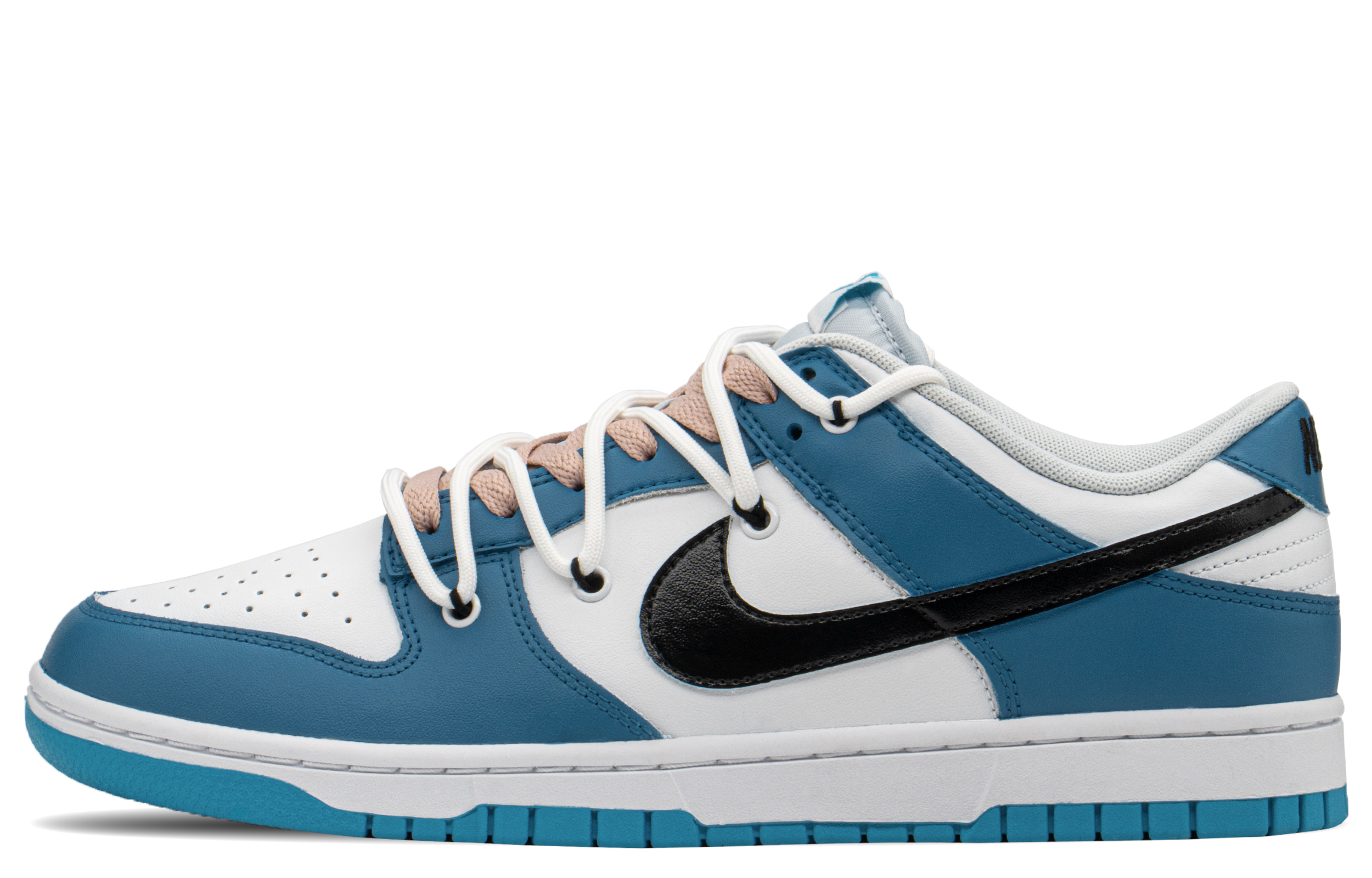 Buy 【訂製球鞋】 Nike Dunk Low 減齡 禮盒 簡約穿搭 閃電藍 解構 低幫 板鞋 男款 黑藍