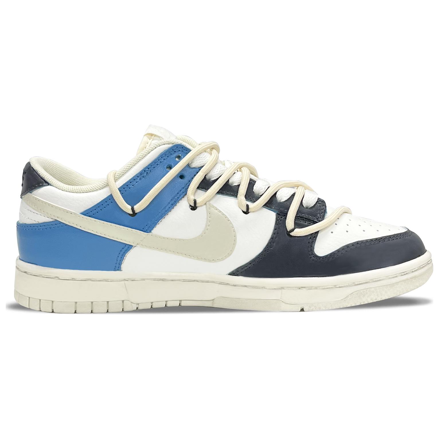 Order [Kasut Custom] Nike Dunk Low 'Kilat Biru Pantas' DJ6188-100(TeamTwo-活力闪蓝S-BOX)