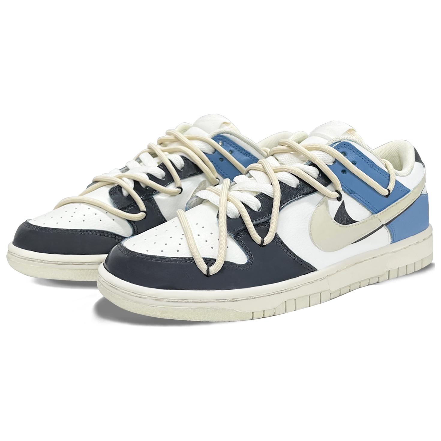 Lookbook [Kasut Custom] Nike Dunk Low 'Kilat Biru Pantas' DJ6188-100(TeamTwo-活力闪蓝S-BOX)