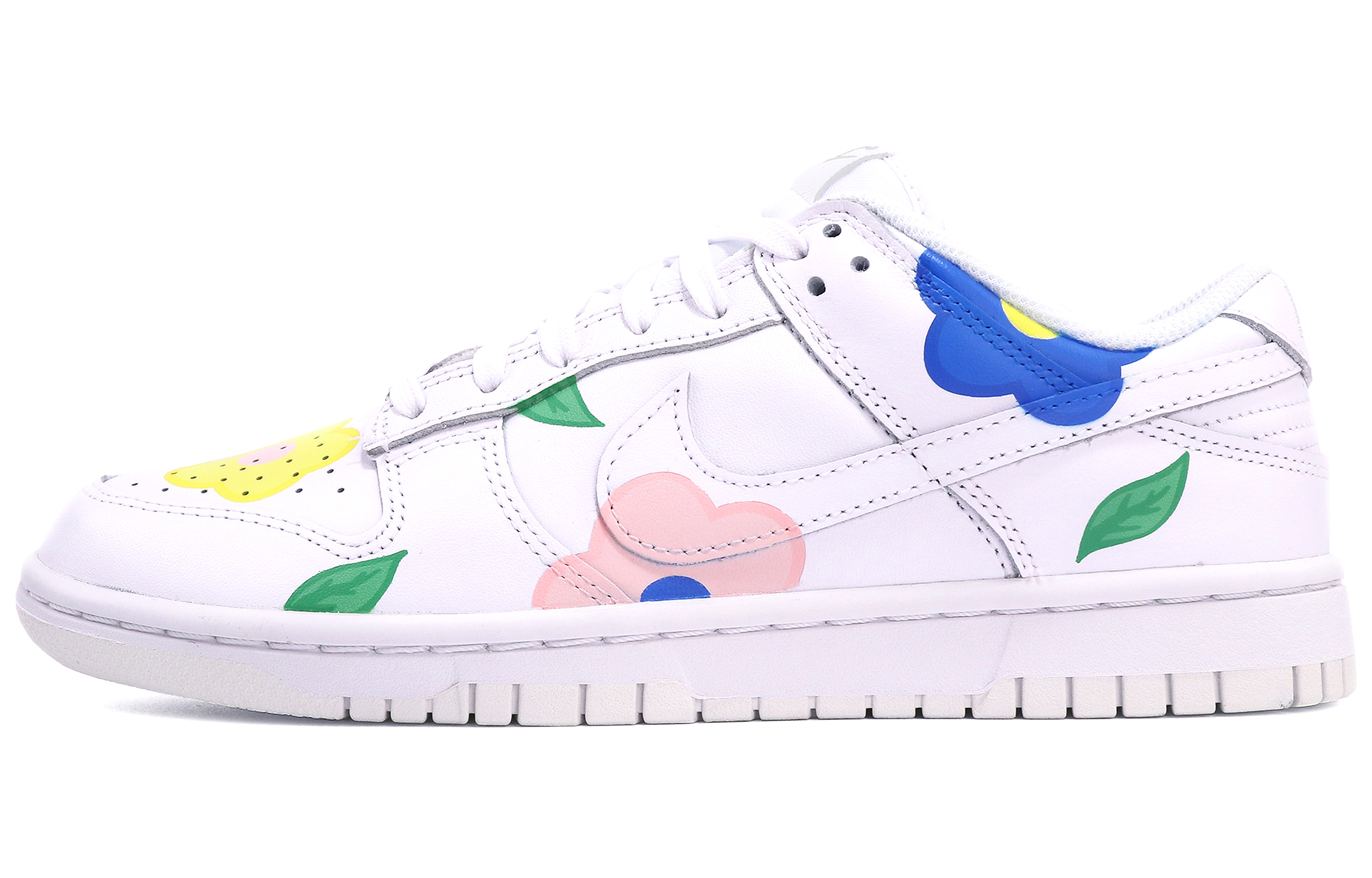 Order 【カスタムシューズ】ナイキ ダンク ロー 'フローラル グラフィティ' DH9765-100(TeamTen-女款七夕大花)