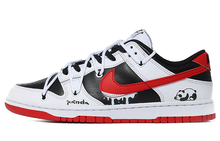 Buy [Zapatos Personalizados] Nike Dunk Low 'Fluid Panda Hooks' FD9762-061(Team10-趴趴熊猫）