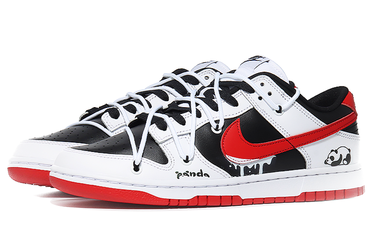 Lookbook [Zapatos Personalizados] Nike Dunk Low 'Fluid Panda Hooks' FD9762-061(Team10-趴趴熊猫）