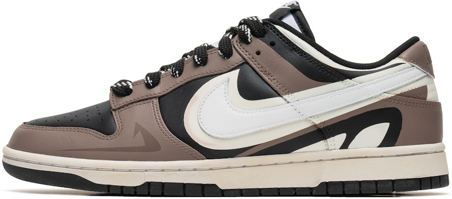 【訂製球鞋】Nike Dunk Low 野鶴製造 飛翼摩卡 重疊雙鉤 特殊鞋帶 做舊中底 低筒 板鞋 男款 白棕 Buy 【訂製球鞋】Nike Dunk Low 野鶴製造 飛翼摩卡 重疊雙鉤 特殊鞋帶 做舊中底 低筒 板鞋 男款 白棕