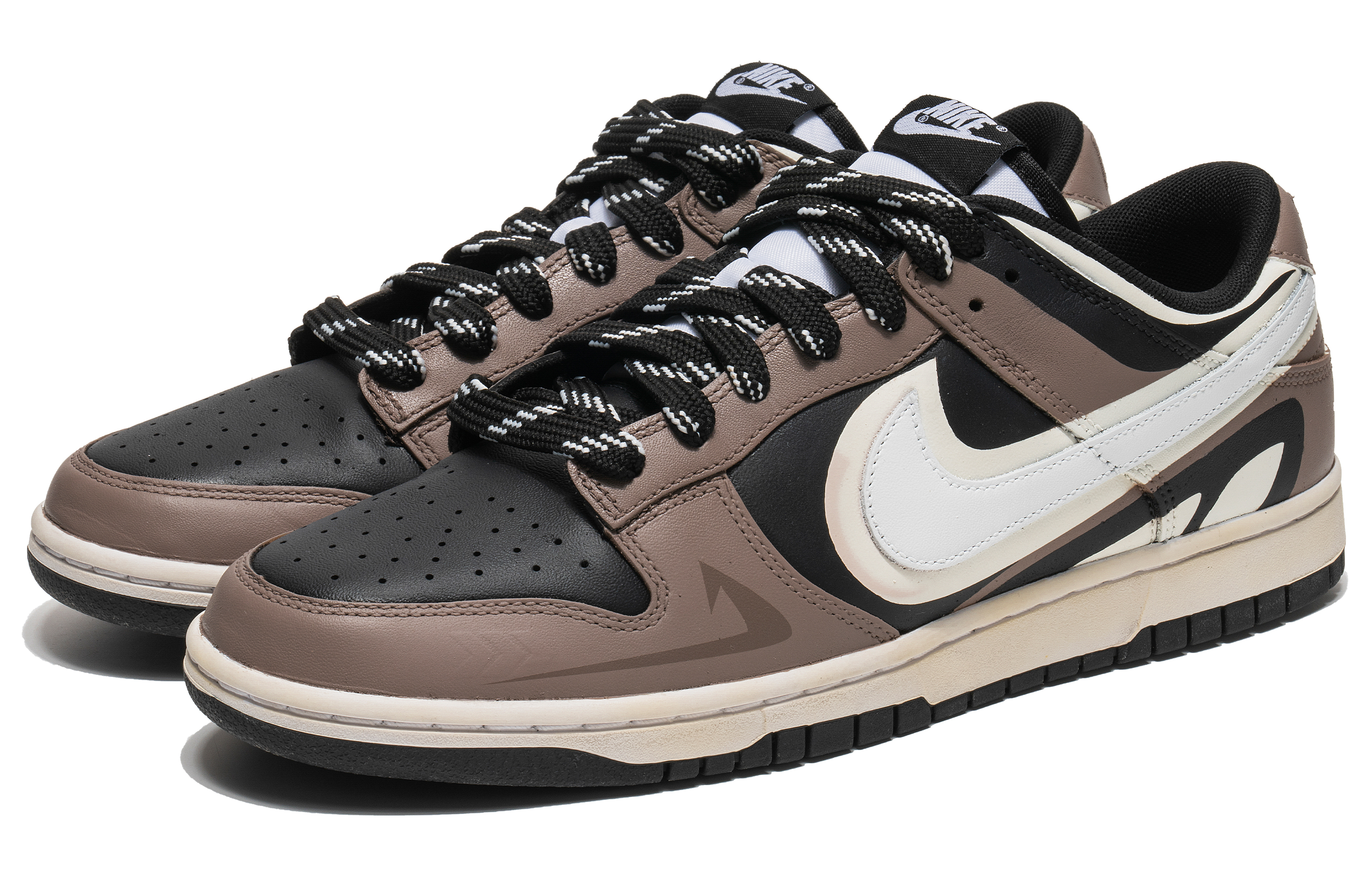Lookbook [Zapatillas Personalizadas] Nike Dunk Low 'Alas Voladoras Mocha' DD1391-100(TeamB-飞翼摩卡)