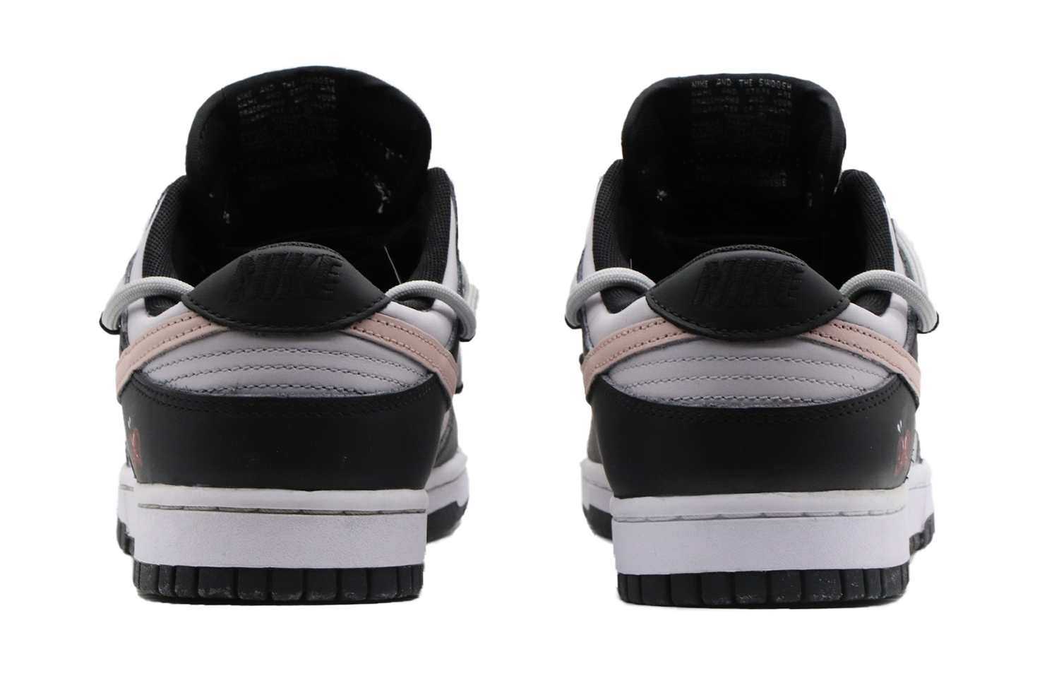 Purchase [定制鞋] 耐克Dunk Low 'Forbidden Blackpink' 禁忌黑粉配色 CW1590-100(Team57-女款禁果)