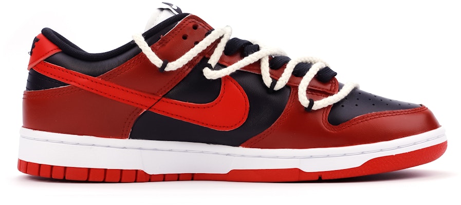 【定製球鞋】Nike Dunk Low 勿食福果 雙鞋帶解構 禁忌 紅黑 潮流 低筒 球鞋 男女同款 黑紅 Order 【定製球鞋】Nike Dunk Low 勿食福果 雙鞋帶解構 禁忌 紅黑 潮流 低筒 球鞋 男女同款 黑紅