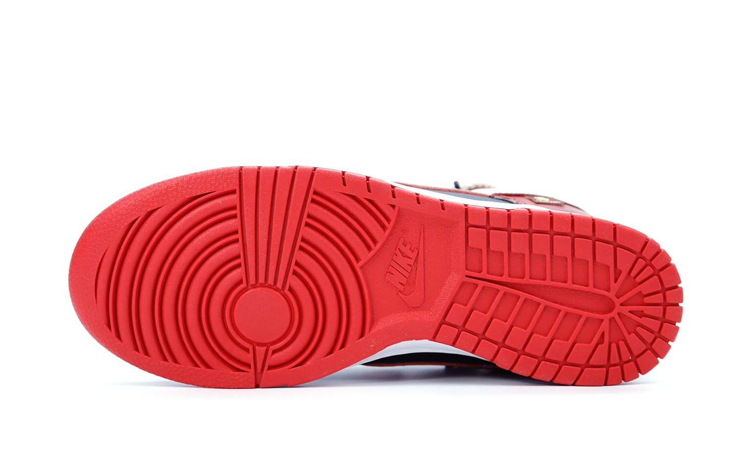 Purchase 【定製球鞋】Nike Dunk Low 勿食福果 雙鞋帶解構 禁忌 紅黑 潮流 低筒 球鞋 男女同款 黑紅