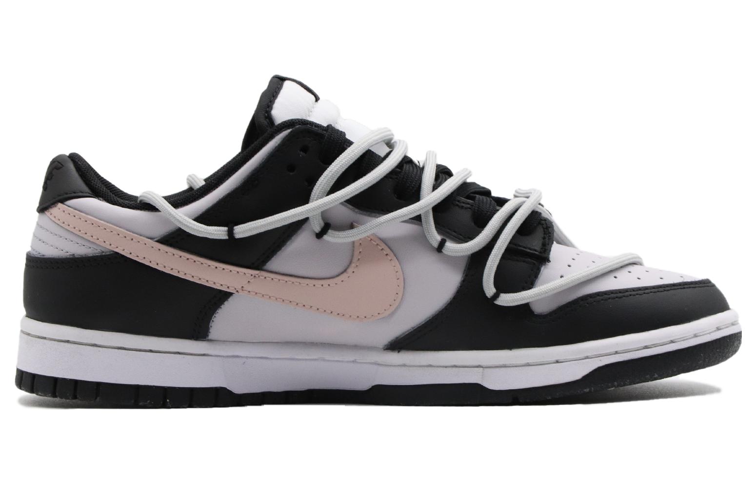 Lookbook [Sepatu Kustom] Nike Dunk Low 'Forbidden Panda Hitam-Pink' DD1391-100(Team57-男款禁果)