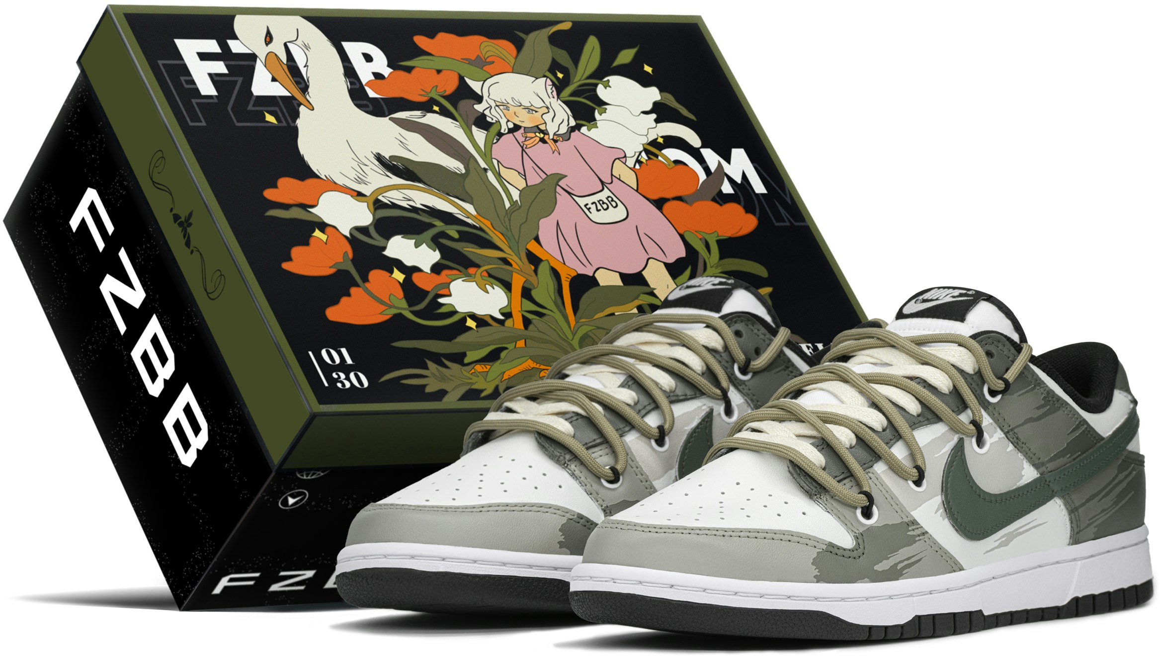 custom-shoes-nike-dunk-low-forest-exploration-graffiti-dd-1391-100-466336